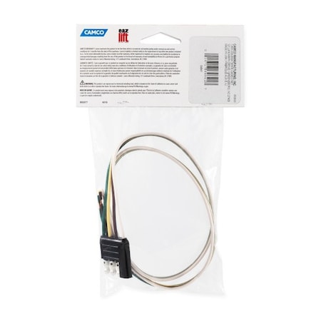 Camco TRAILER CONNECTOR - MALE  24IN WISHBONE HARNESS TRAILER END, 1/HDRBAG (EAZLIFT) 64841